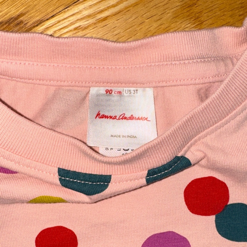 Hanna Andersson Pink Polka Dot Dress - Picture 2 of 2